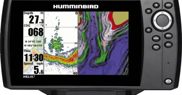 Reseña de HumminBird Helix 7 (Mirando Chirp DI G2, Chirp SI/GPS...